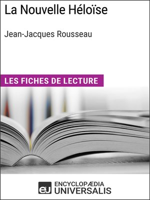 cover image of La Nouvelle Héloïse de Jean-Jacques Rousseau